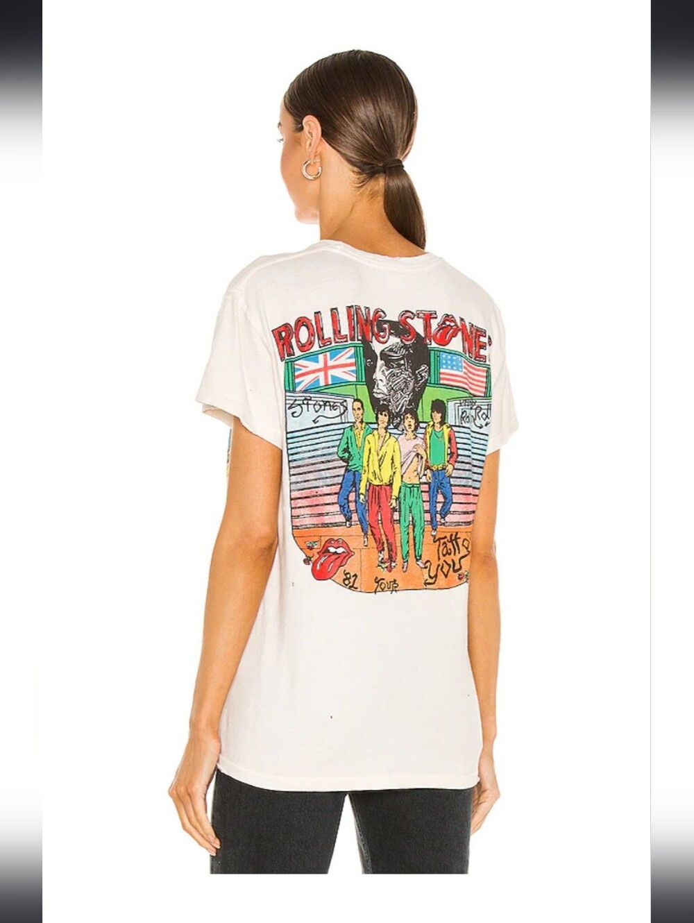 The Rolling Stones Tee in Off White - Picture 2 of 3